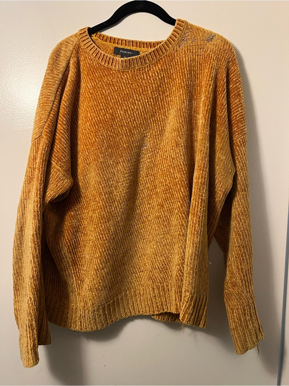 Yellow Gold Chenille Sweater